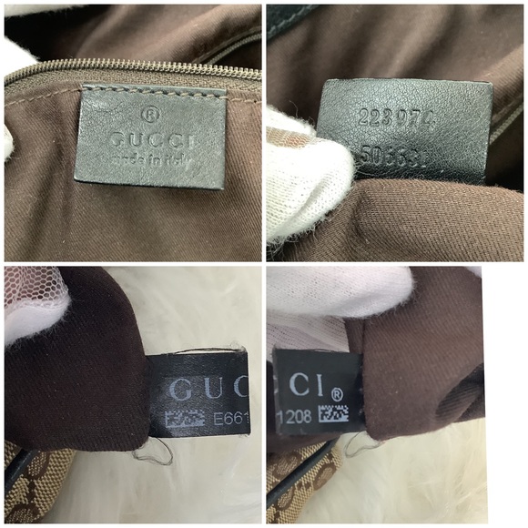 🤎GUCCI Brown Monogram Sukey tote bag 2 way bag - Picture 9 of 10